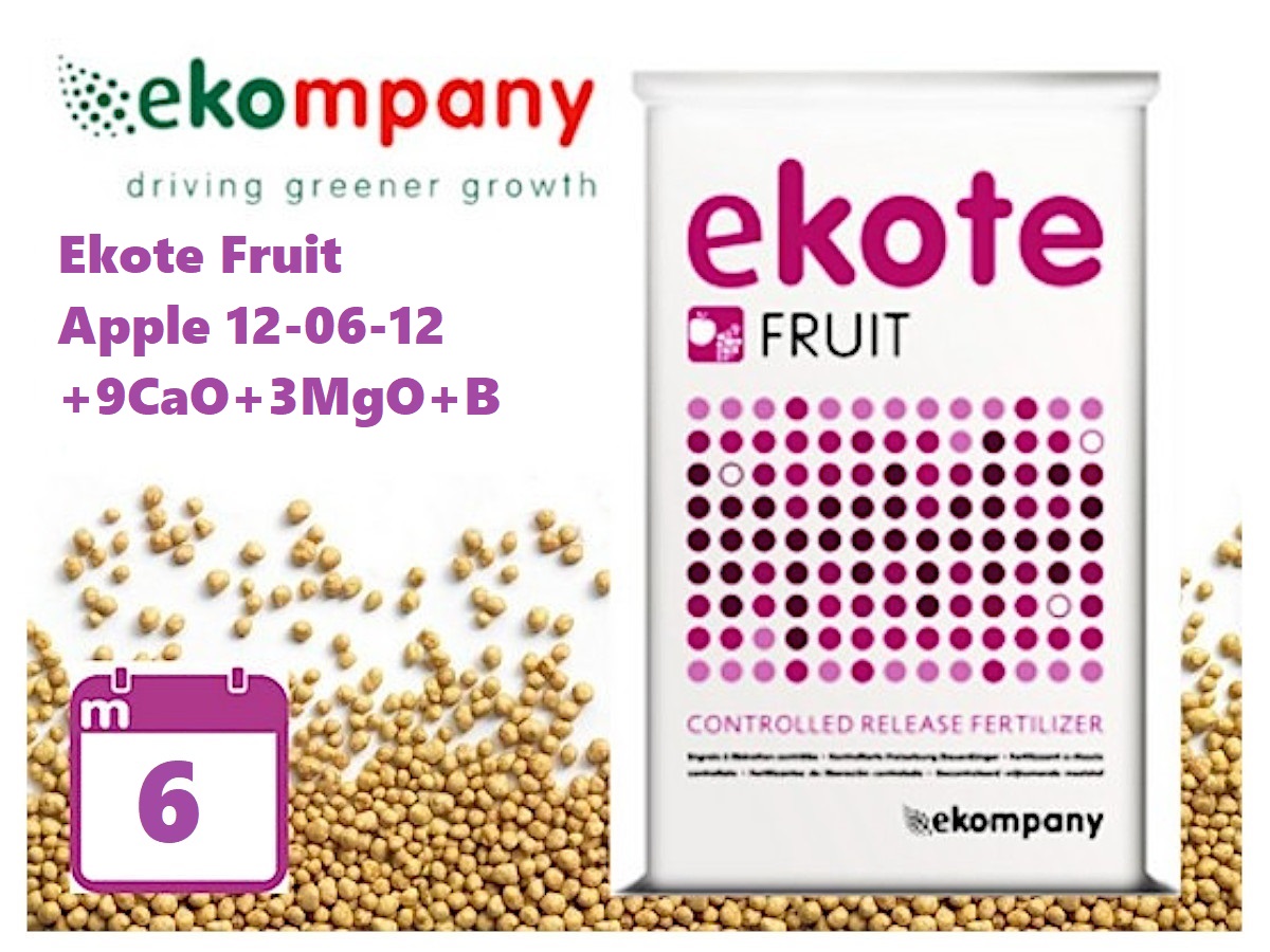Добриво Ekote Fruit Apple 12-06-12+9CaO+3MgO+B (6 місяців) / 25 кг
