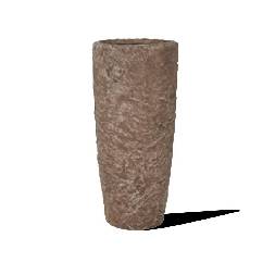 Кашпо Fleur ami Rocky, sepia granite (коричневое), 100 см