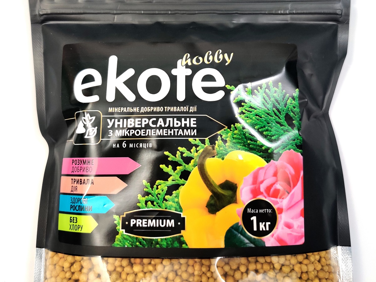 Удобрение Ekote Premium универсальное з микроэлементами на 6 месяцев / 1 кг