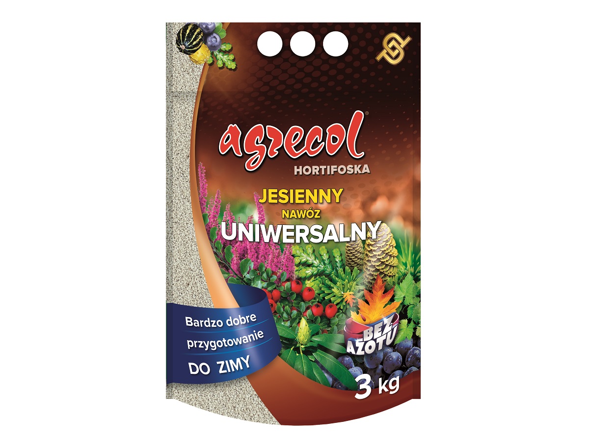 Удобрение минеральное гранулированное Agrecol осеннее универсальное 0-13-27 / 3 кг