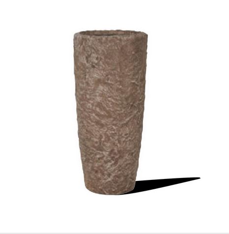 Кашпо Fleur ami Rocky sepia granite (коричневое), 79 см