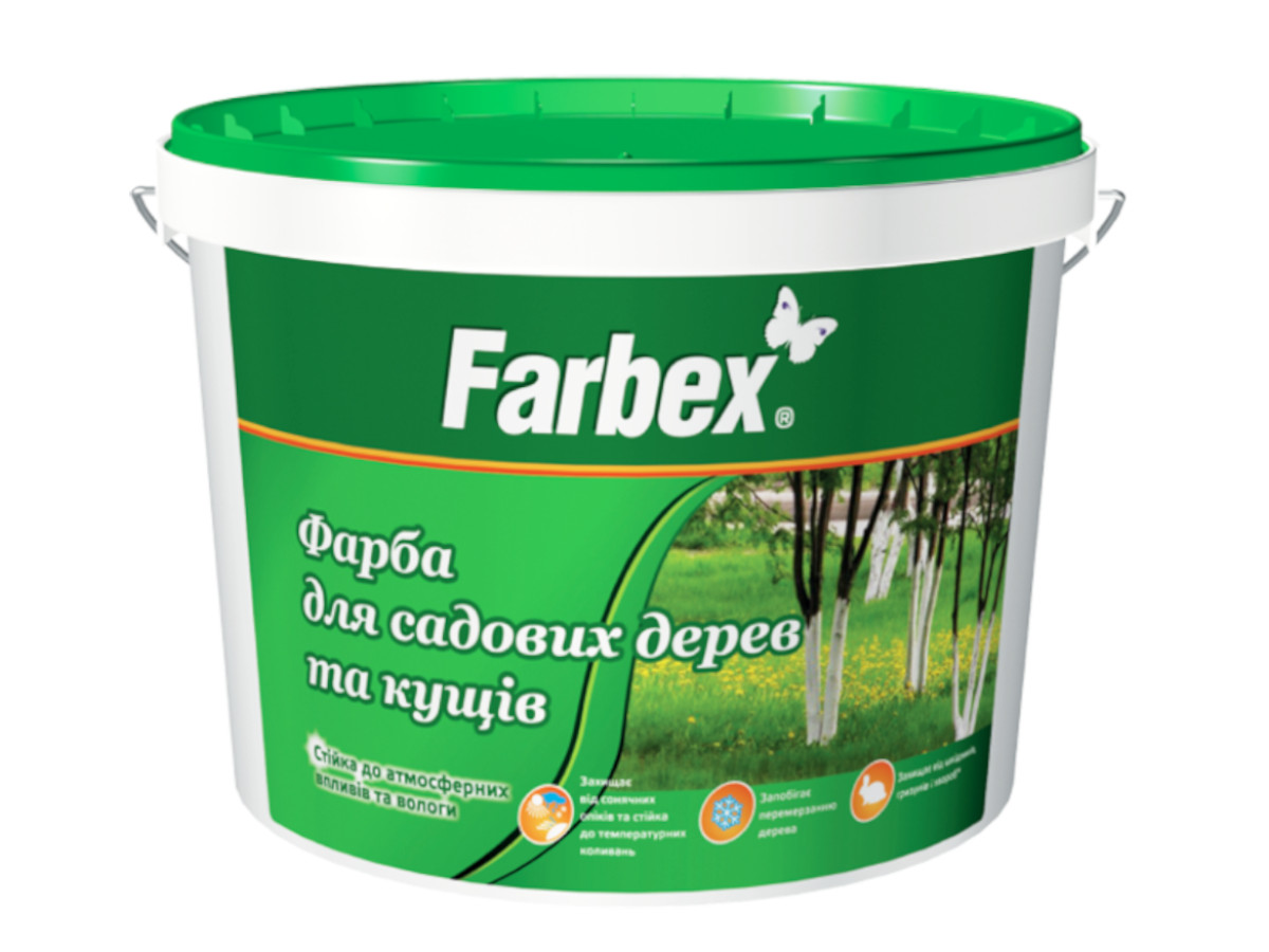 Краска для садовых деревьев "Farbex", 7 кг