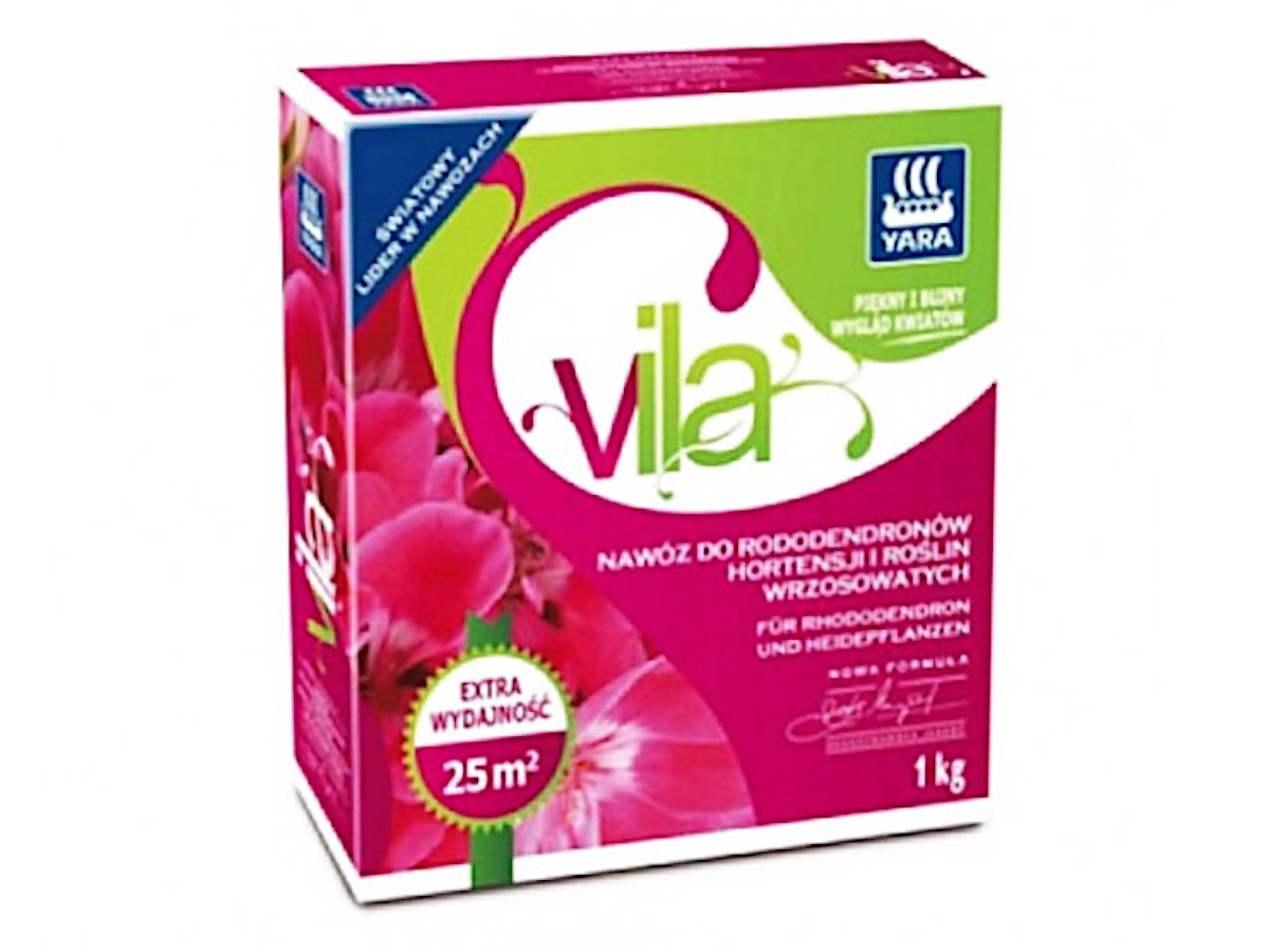 Удобрение Yara Vila для рододендронов, азалий, гортензий и вересковых 1 кг / Яра Вила для вересков