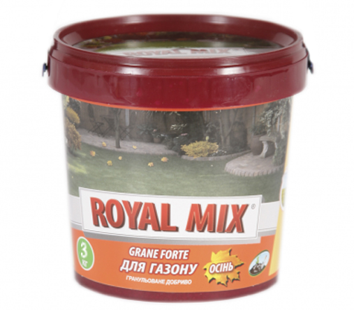 Удобрение Royal Mix GRANE FORTE для газона (осень), 3 кг