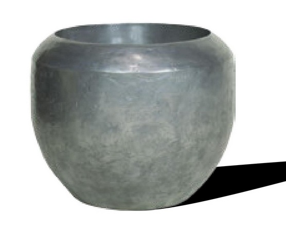 Кашпо Fleur ami Loft aluminium (сріблясте), 55 см