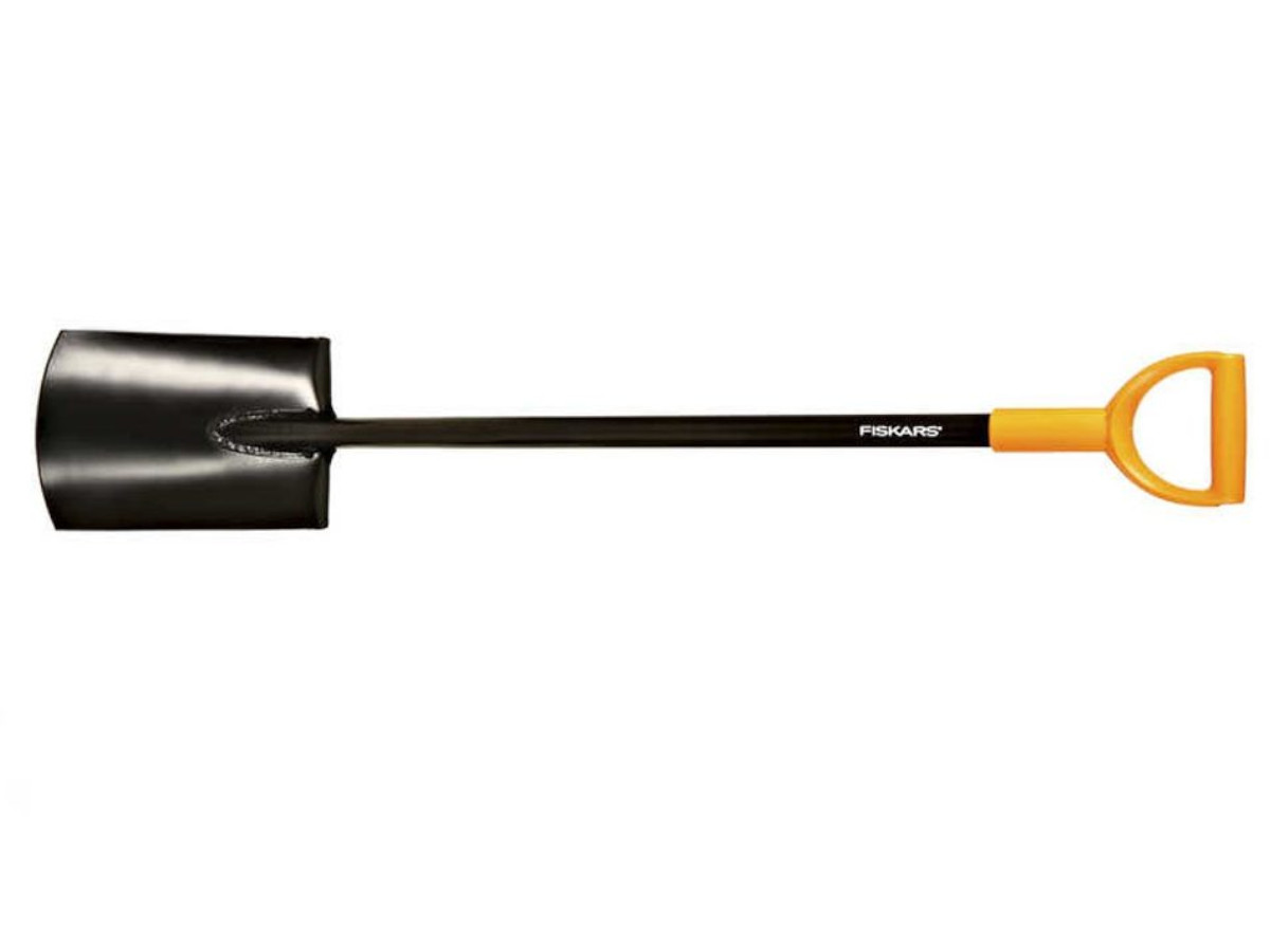 Лопата Fiskars Solid 131403 штыковая с закруглённым лезвием