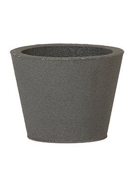 Кашпо Nieuwkoop Zink Jewel Round graphite, 23 см 4312964 фото