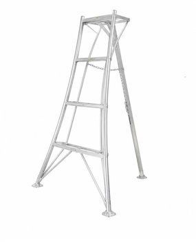 Драбина алюмінієва HASEGAWA GSC-120HL STANDARD Tripod до 100 кг японська 120 см 4 сходинки 4,9 кг / Хасегава GSC-120HL 121003200106 фото