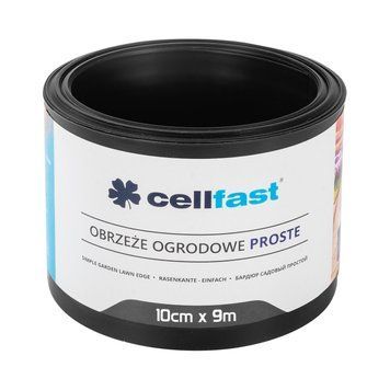 Бордюр газонный Cellfast прямой черный 10см x 9м 30-231H / Целфаст 120300200204 фото