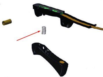 Сменная деталь Felco 820/11 / пружина для тригера Фелкотроника 801 - 822 121001400291 фото