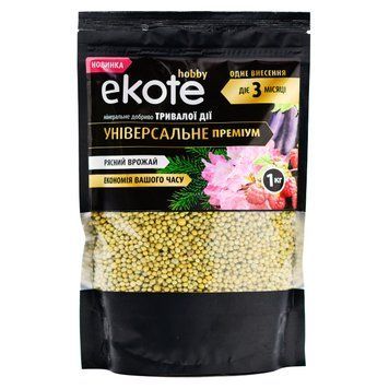 Удобрение Ekote универсальное Premium с микроэлементами на 3 месяца, 1 кг / Экоте &ndash; удобрение длительного действия 120400112301 фото