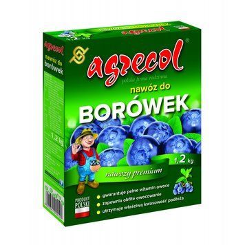 Добриво мінеральне гранульоване Agrecol для чорниці та лохини 15-5-7+2Mg / 1,2 кг 120400101071 фото