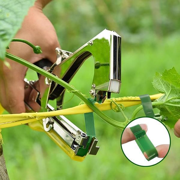 Степлер-сшиватель для растений Agrario TT-02 + Лента Agrario 10 шт + Скобы Agrario / набор Тапенер АграриоTT-02 120600800151 фото