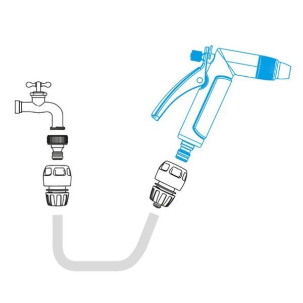 Пистолет-распылитель эргономичный для полива G.F. Watering Gun / Джиеф GF80043922 120900102604 фото