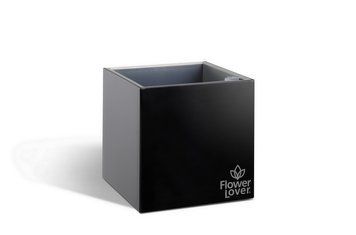 Кашпо Flower Lover Cubico (черное) с гидросистемой, 14 см 4910012 фото