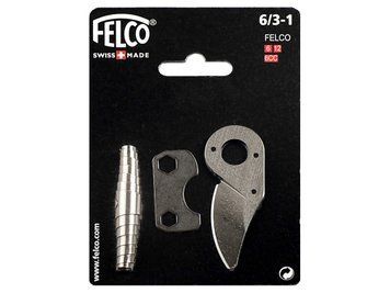 Набор сменных деталей 6/3-1 к Felco 6, Felco 12, Felco 6CC / лезвие, пружина, регулировочный ключ 121001401814 фото