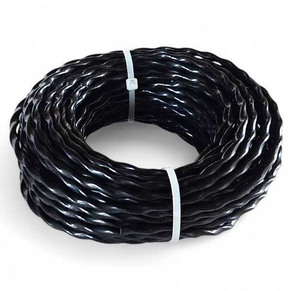 Леска для триммера Сиат спиральная 2,7 мм x 15 м / Siat Ellipse Twist Black для мотокосы 121600900211 фото