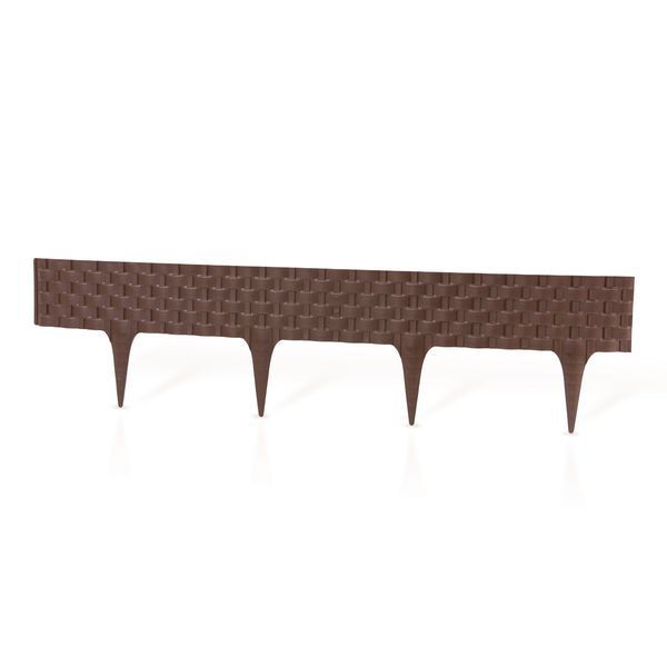 Пластиковий бордюр RattanPalisade / коричневий, 0,82 м 120300200326 фото