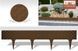 Пластиковий бордюр RattanPalisade / коричневий, 0,82 м 120300200326 фото 1