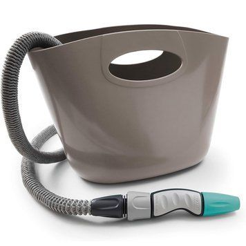Шланг садовый растяжной с пистолетом и сумкой G.F. Aquapop 3/4" 15 м серый / Джиеф GF80287600 120900102311 фото