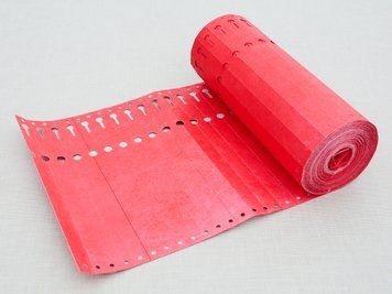 Етикетки-петля для рослин TYVEK 1,7 х 22 см, 1000 шт, червоні / Тивек 120500100330 фото
