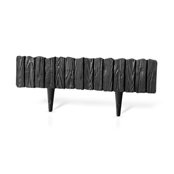 Пластиковий бордюр WoodPalisade / чорний, 0,58 м 120300200329 фото