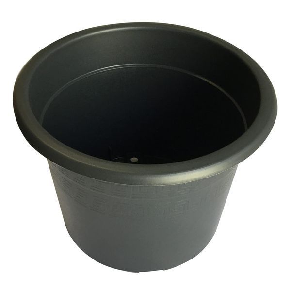 Контейнер-горщик Idel Etrusco 170 л антрацитовий ET000011-120 / Італія, круглий для вирощування рослин 120200200965 фото