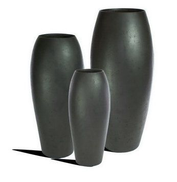 Кашпо Fleur ami Essence, anthracite (антрацит), 150 см 4710119 фото