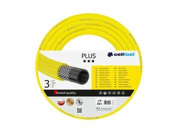 Поливальний шланг Cellfast PLUS 1/2 дюйма 25 м садовий тришаровий / 10-200 120900101542 фото