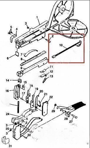 Пластина уловителя ленты MAX HT-R1, HT-R2, HT-RS / Макс деталь 11, HT11622 120600800206 фото