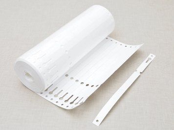 Этикетки TYVEK белые 1,275*22см, 100 шт / Тивек 120500100349 фото