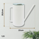 Лейка для растений Epoca Mug 1,5 л Snowy - бело-зеленая / Epoca 11529 120900300212 фото 4