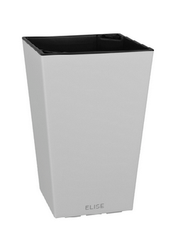 Кашпо Plastkon Elise 15 (белое), 26 см 4810002 фото