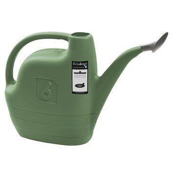 Ручная лейка Epoca Albatross Ecodrop 6 л Olive для растений оливковая / Эпока 10842 120900300231 фото
