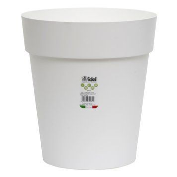 Контейнер-горшок Idel Classic Matte Pot 33 л, 40 см белый CLCP0040-110 / Италия, круглый для выращивания растений 1202002009008 фото
