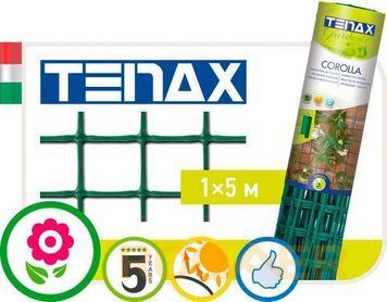 Сетка полимерная Tenax "Королла" зеленая 1х5 м / Тенакс 120300501001 фото