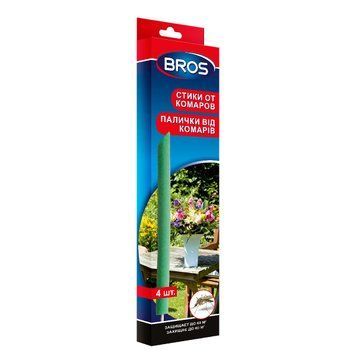 Палички від комарів Bros 4 шт / Брос 120400600420 фото