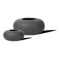 Кашпо Fleur ami Donut, anthracite (антрацит), 17 см 4710140 фото