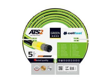 Поливальний шланг Cellfast GREEN 1/2 дюйма 15 м садовий п'ятишаровий / 15-104 120900101560 фото