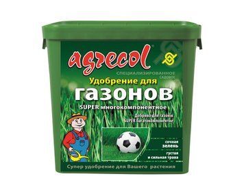 Удобрение минеральное гранулированное Agrecol супер многокомпонентное для газонов 19-5-9 / 9 кг 120400101035 фото