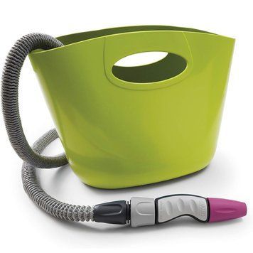 Шланг садовый растяжной с пистолетом и сумкой G.F. Aquapop 3/4" 15 м лайм / Джиеф GF80287600 120900102308 фото