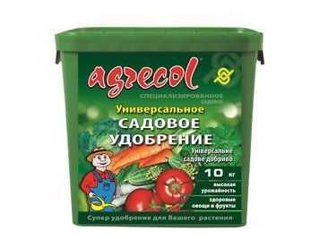 Добриво мінеральне гранульоване Agrecol універсальне садове 15-15-17 / 10 кг 120400101054 фото
