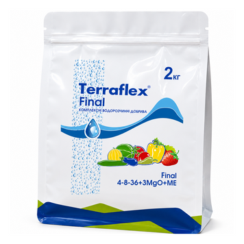 Удобрение Terraflex Финиш 4-8-36+3MgO+TE (Терафлекс) - 2 кг 120400102616 фото