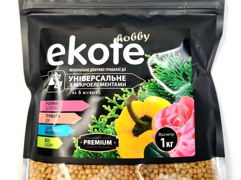 Удобрение Ekote Premium универсальное з микроэлементами на 6 месяцев / 1 кг 120400102322 фото