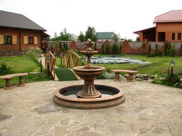 Бассейн для фонтана, &empty;210 см 30 фото