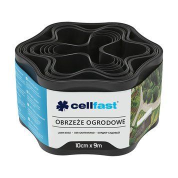 Бордюры огородно-газонные Cellfast черный 10см x 9м 30-031H / Целфаст 120300200216 фото