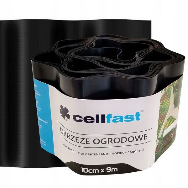 Бордюры огородно-газонные Cellfast черный 10см x 9м 30-031H / Целфаст 120300200216 фото