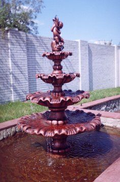 Фонтан четырехъярусный, 221 см 753 фото