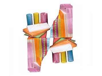 Этикетки-петля для растений TYVEK 2,5 х 22 см, 1000 шт, оранжевые / Тивек 120500100312 фото