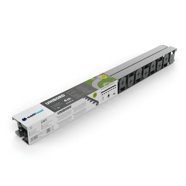Бордюр садовый Cellfast Unibord 4 м x 4,5 см(16 крепежных анкеров в комплекте) 30-250 / Целфаст Униборд 120300200219 фото